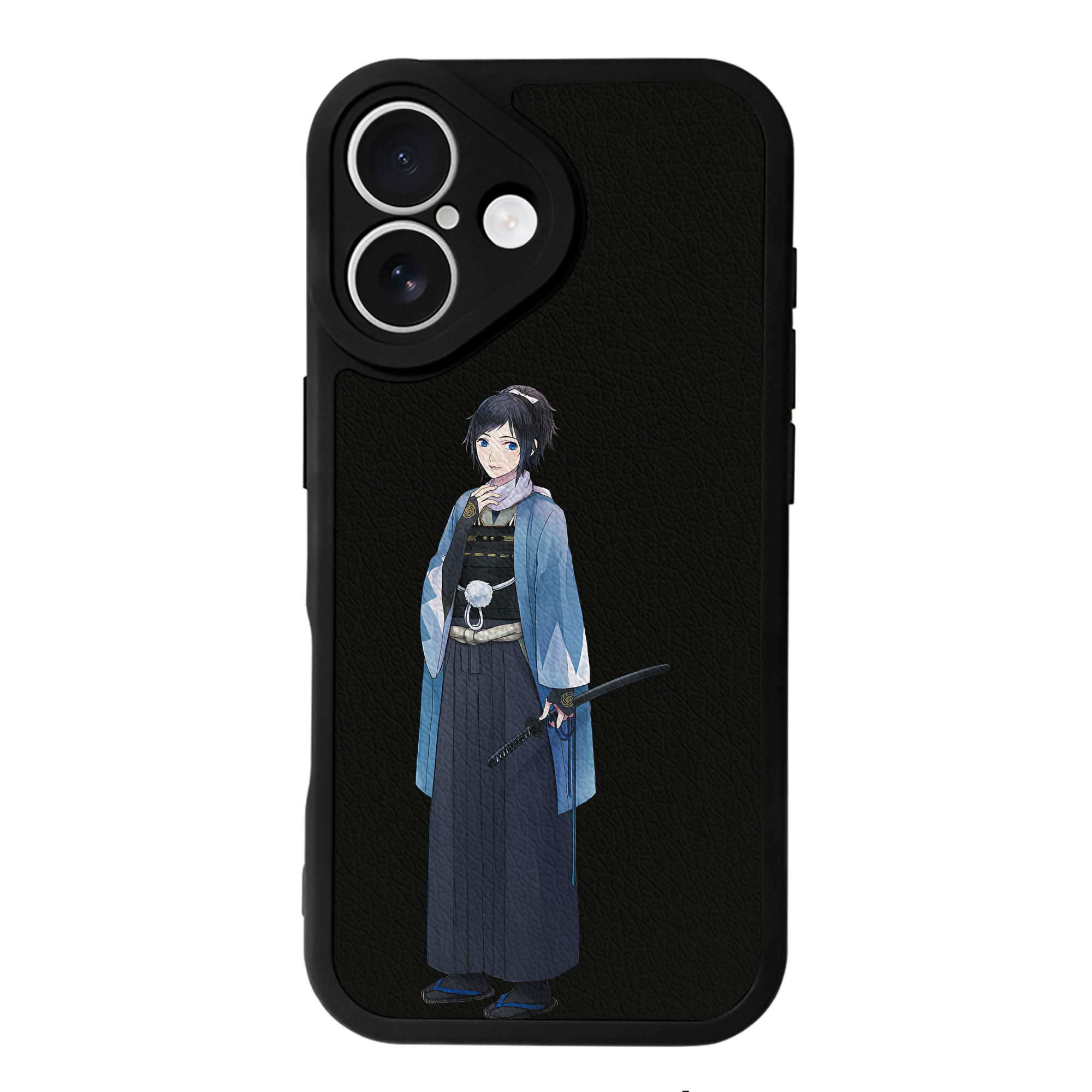 （画像用） 刀剣乱舞 Touken Ranbu 【iPhone 16シリーズ対応】シリコンスマホケース（レザー調） 材質：シリコン